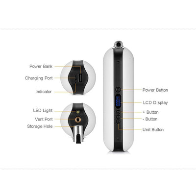 Rechargeable Electric Bike Pump