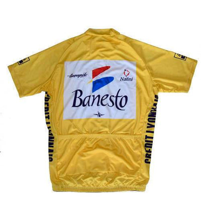 Banesto Retro Jersey Short Sleeve Yellow