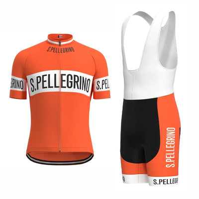 San Pel Orange Retro Top & Bib Set