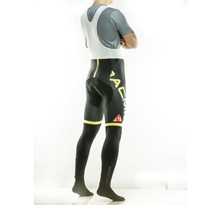 Thermal Fleece Lined Bib Shorts White/ Black